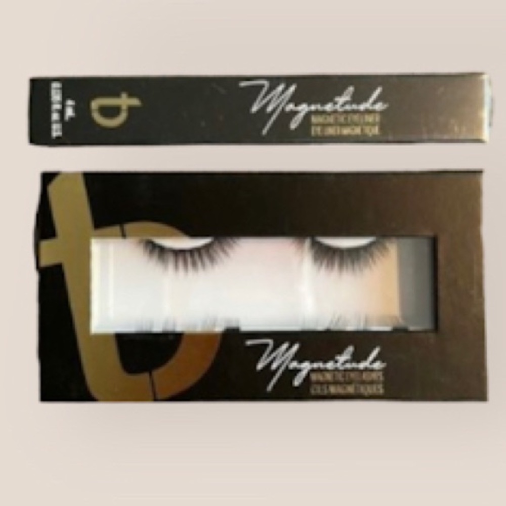 2pc SET NEW TORI BELLE 9 to 5 MAGNETUDE MAGNETIC EYELASHES + MAGNETIC EYELINER